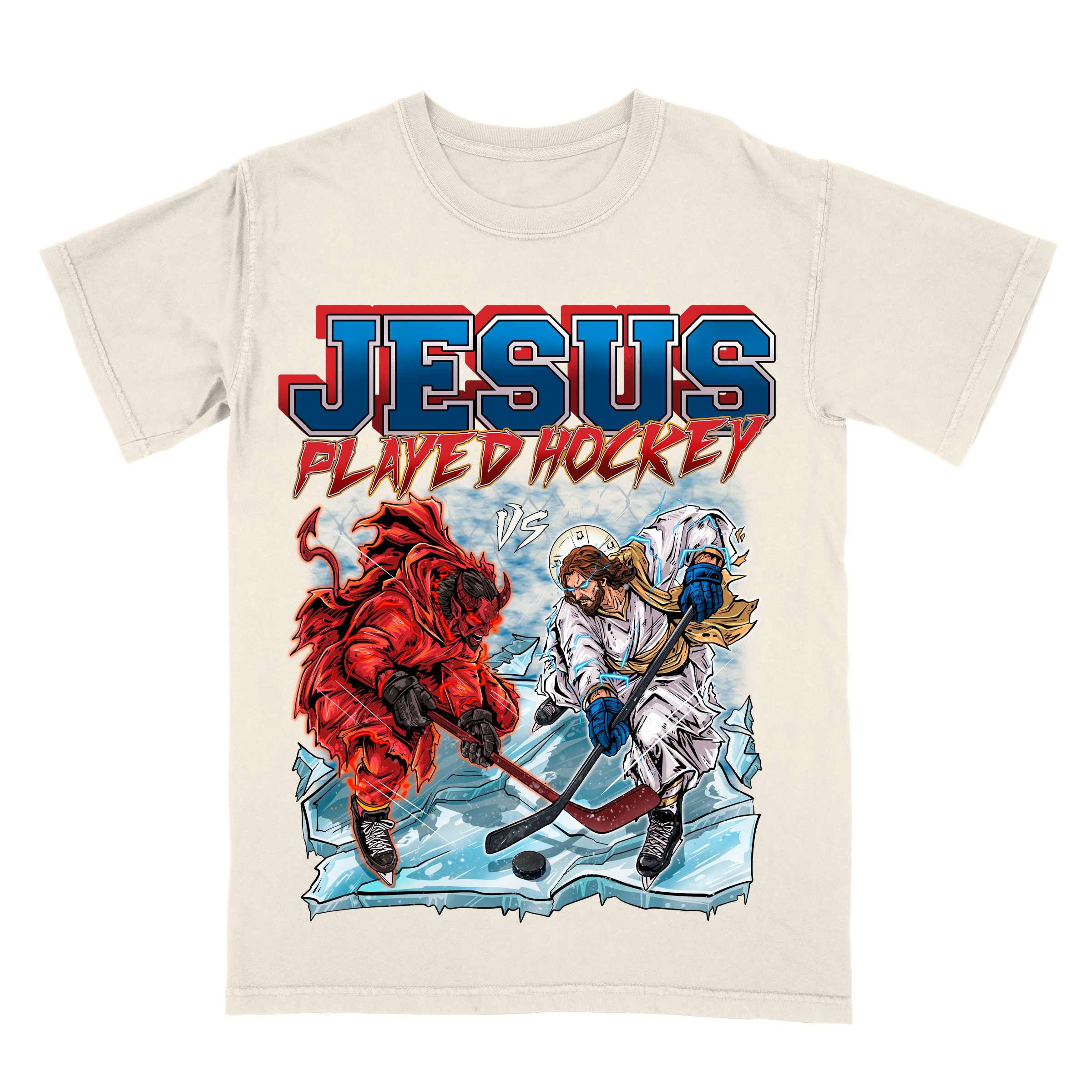 Jesus Played Limited Edition Christian Hockey Graphic T-Shirt